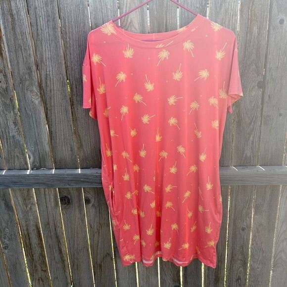 Joyspun tshirt dress with pockets sizes small medium - Picture 1 of 6